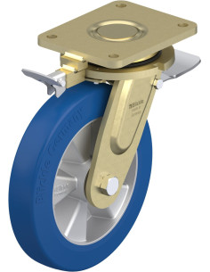 LS-ALBS 250K-ST-RI4 pasukamas poliuretano ratukas su