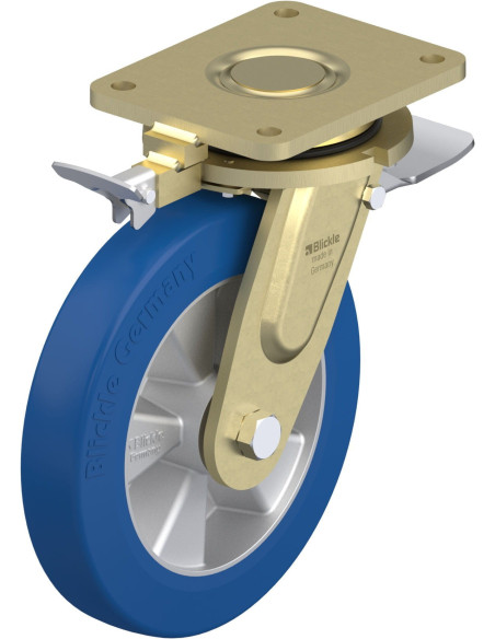 LS-ALBS 250K-ST-RI4 pasukamas poliuretano ratukas su