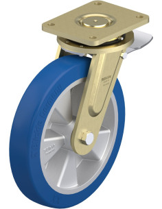 LS-ALBS 300K-ST poliuretano ratukas su stabdžiais