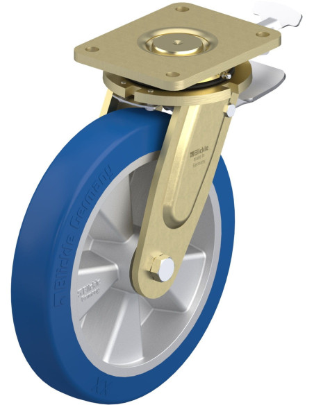 LS-ALBS 300K-ST-RI4 poliuretano ratukas su stabdžiais