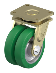 LSD-GST 200K-35 dvigubas pasukamas poliuretano ratukas 200