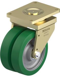 LSD-GST 404K-42 - Dvigubas pasukamas poliuretano ratukas