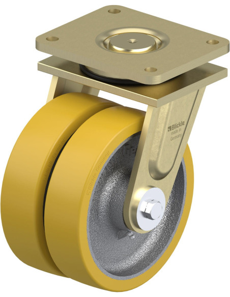 LSD-GTH 200K-35 - Dvigubas pasukamas poliuretano ratukas