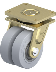 LSD-SE 160K-35-SG - Dvigubas pasukamas ratukas su guma