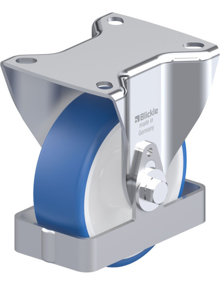 B-POTHS 100G-FS - 100 mm poliuretano fiksuotas ratukas