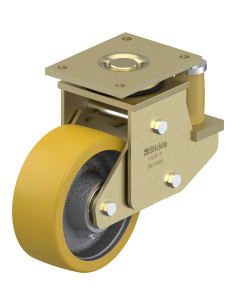 LSFE-GTH 202K spyruoklinis pasukamas ratukas su poliuretano