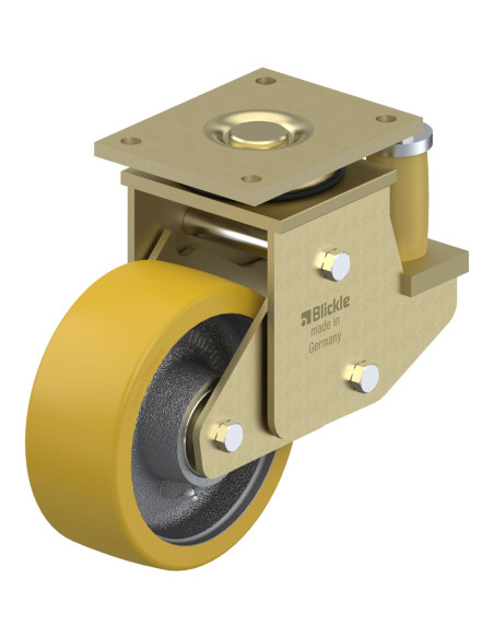 LSFE-GTH 202K spyruoklinis pasukamas ratukas su poliuretano