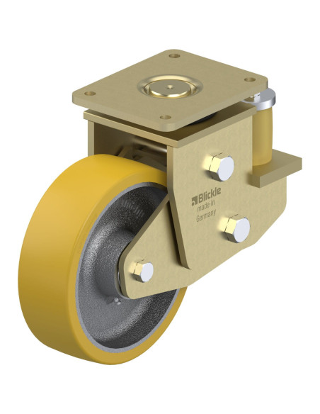 LSFE-GTH 252K spyruoklinis pasukamas ratukas su poliuretano