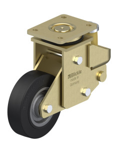 LSFE-SE 160K spyruoklinis pasukamas ratukas su guma