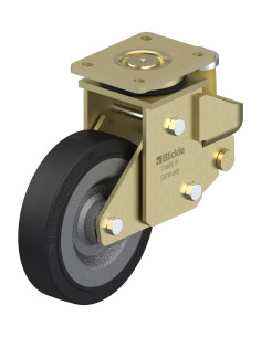 LSFE-SE 200K - Spyruoklinis pasukamas ratukas su 200 mm