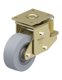 LSFE-SE 202K-SG spyruoklinis pasukamas ratukas su guma