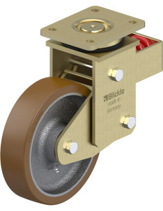 LSFN-GB 200K spyruoklinis pasukamas ratukas su poliuretanu