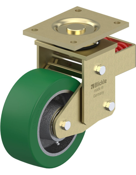 LSFN-GST 202K - 200 mm spyruoklinis pasukamas ratukas su
