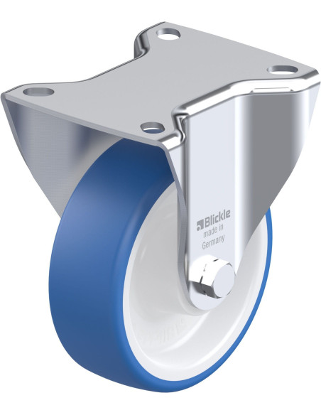 B-POTHS 100R - 100 mm poliuretano fiksuotas ratukas