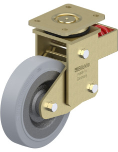 LSFN-SE 200K-SG - Spyruoklinis pasukamas ratukas su 200 mm