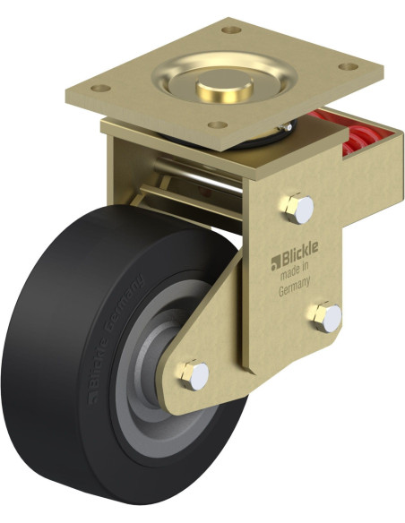 LSFN-SE 202K - Spyruoklinis pasukamas ratukas su gumine