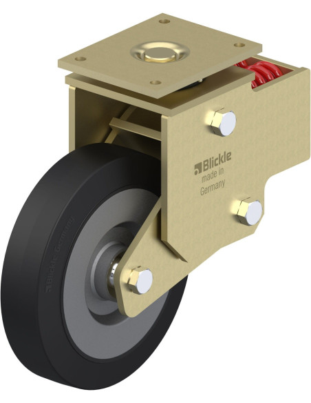 LSFN-SE 300K - Amortizuoti spyruokliniai pasukami ratukai