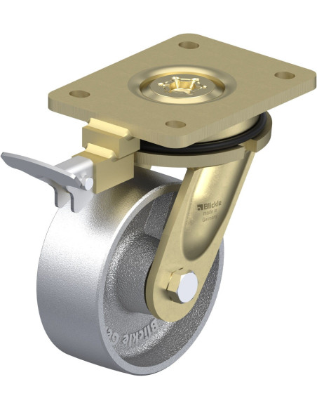 LS-G 127G-RI4 pasukamas ratukas su stabdžiais