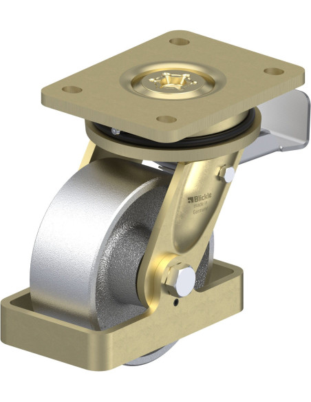 LS-G 127G-ST-FS pasukamas ratukas su stabdžiais