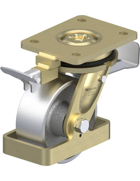 LS-G 127G-ST-RI4-FS pasukamas ratukas su stabdžiais