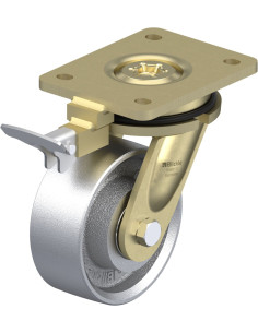 LS-G 127K-RI4 pasukamas ratukas su stabdžiais, 125 mm