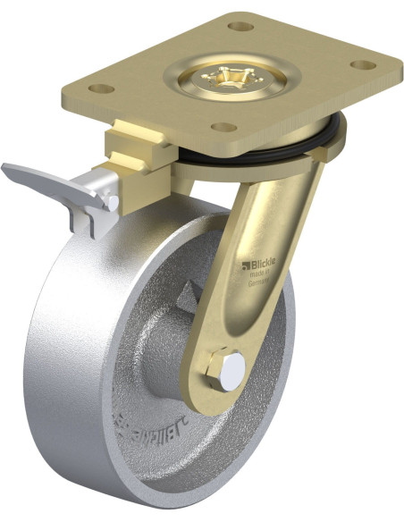 LS-G 150G-RI4 pasukamas ratukas su stabdžiais, 150 mm