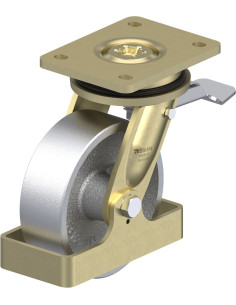 LS-G 150G-ST-FS pasukamas ratukas su stabdžiais, 150 mm