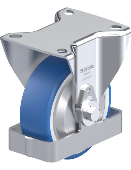 B-POTHS 100XKA-FA-FS poliuretano fiksuotas ratukas