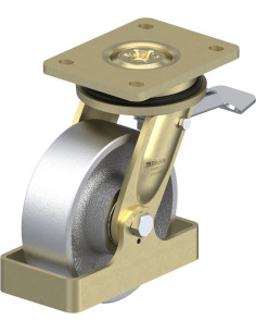 LS-G 150K-ST-FS pasukamas ratukas su stabdžiais, 150 mm