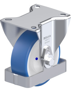 B-POTHS 100XKA-FS poliuretano fiksuotas ratukas 100 mm