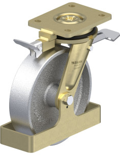 LS-G 200G-ST-RI4-FS pasukamas ratukas su stabdžiais