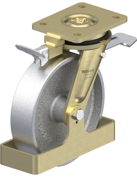 LS-G 200G-ST-RI4-FS pasukamas ratukas su stabdžiais