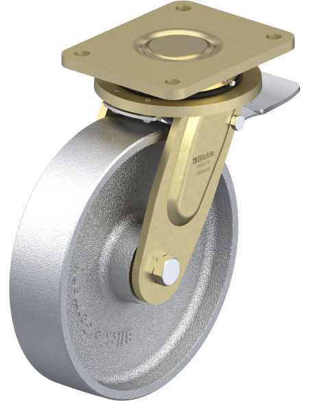 LS-G 250K-ST pasukamas ratukas su stabdžiais, 250 mm