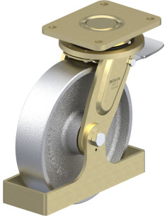 LS-G 250K-ST-FS pasukamas ratukas su stabdžiais, 250 mm