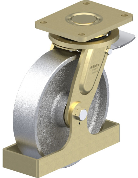 LS-G 250K-ST-FS pasukamas ratukas su stabdžiais, 250 mm