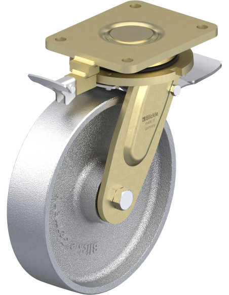 LS-G 250K-ST-RI4 pasukamas ratukas su stabdžiais, 250 mm