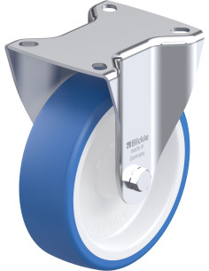 B-POTHS 125G - 125 mm poliuretano fiksuotas ratukas