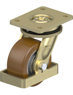 LS-GB 128K-FS pasukamas poliuretano ratukas 125 mm