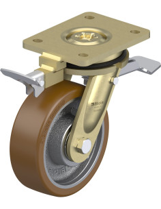 LS-GB 150K-ST-RI4 poliuretano pasukamas ratukas su