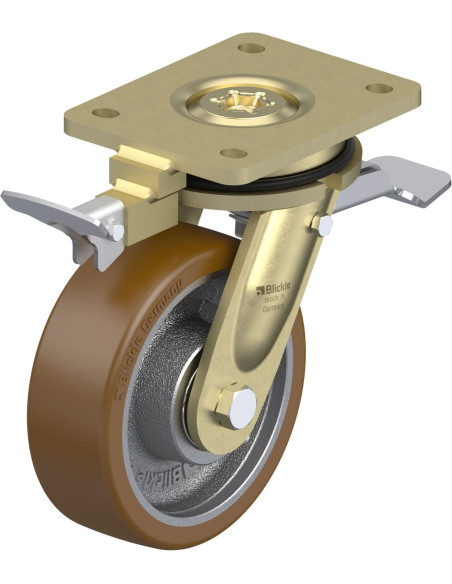 LS-GB 150K-ST-RI4 poliuretano pasukamas ratukas su