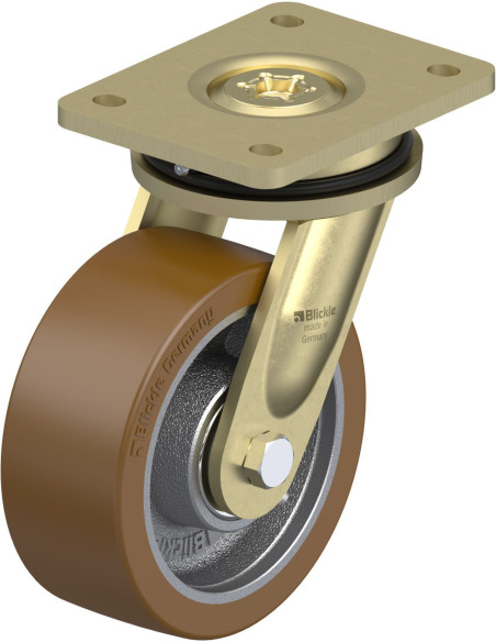 LS-GB 152K pasukamas poliuretano ratukas, 150 mm