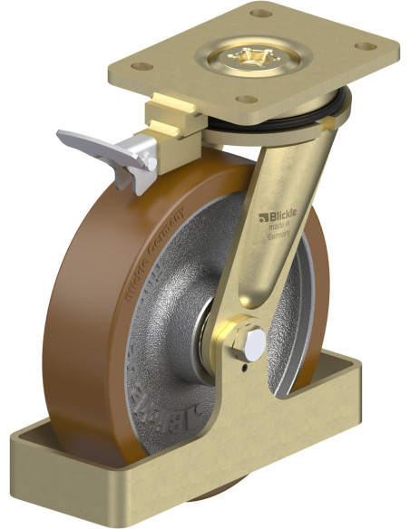 LS-GB 200K-RI4-FS poliuretano pasukamas ratukas su