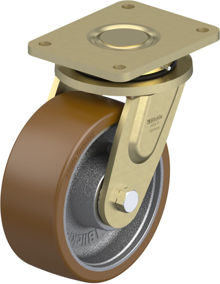 LS-GB 202K poliuretano pasukamas ratukas 200 mm