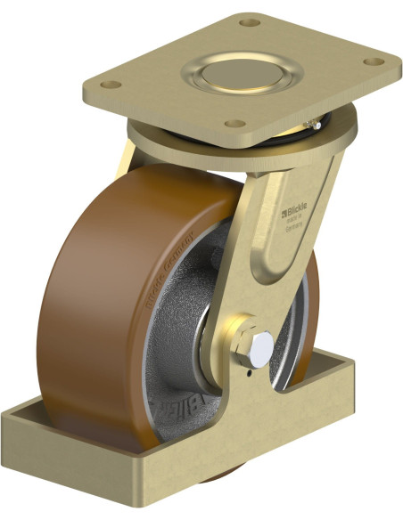 LS-GB 202K-FS pasukamas poliuretano ratukas 200 mm