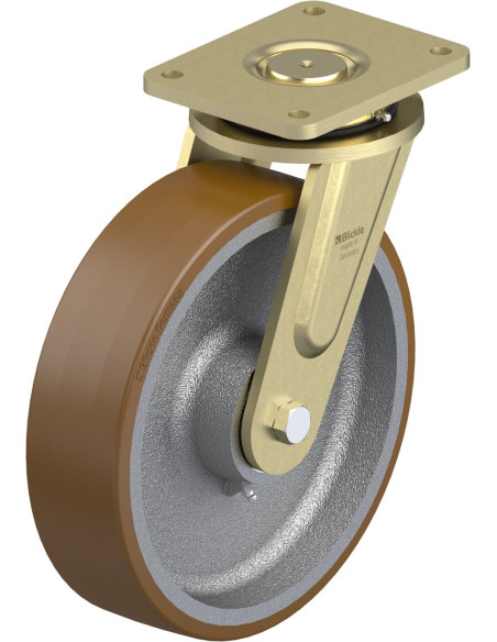 LS-GB 302K poliuretano pasukamas ratukas 300 mm