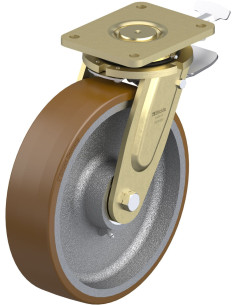 LS-GB 302K-ST-RI4 poliuretano pasukamas ratukas su