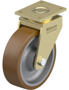 LS-GB 304K poliuretano pasukamas ratukas 300 mm