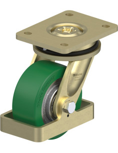 LS-GST 127K-FS pasukamas poliuretano ratukas 125 mm