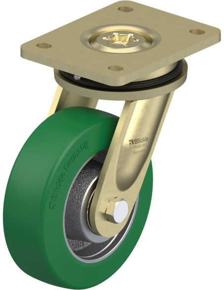 LS-GST 150K poliuretano pasukamas ratukas 150 mm