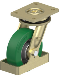 LS-GST 150K-FS poliuretano pasukamas ratukas 150 mm